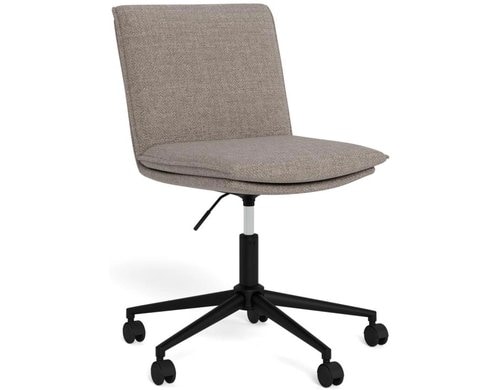AC Design Bürostuhl Flynn grau-braun mit Soft-Bremsrollen
