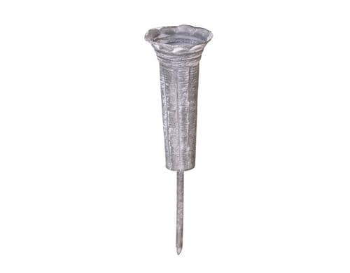 Chic Antique Kerzenhalter, 1 Stück, Eisen D: 4 cm, H: 14.5 cm, Kerze D: 2 cm, Zink