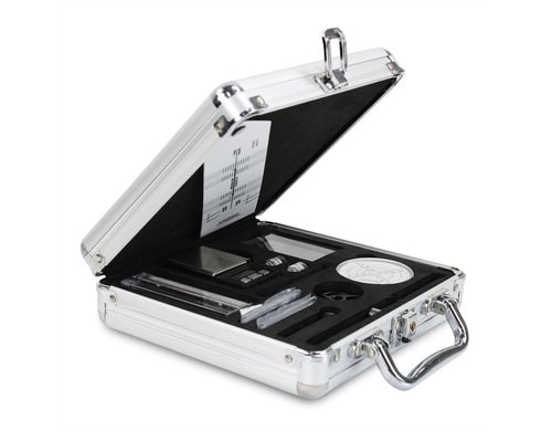 Lenco Plattenspieler Zubehörset 12in1 Aluminium Silberfarben