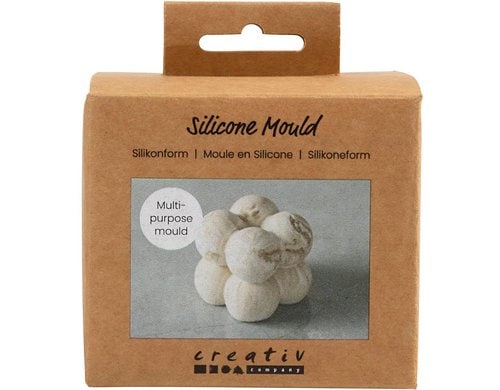 Creativ Company Giessformen Silikon 4 cm x 4 cm, 1 Stück