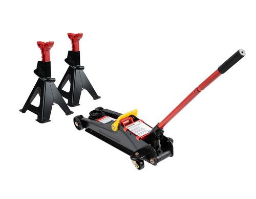 KRAFTER Wagenheber+Unterstellböcke 2 t traglast