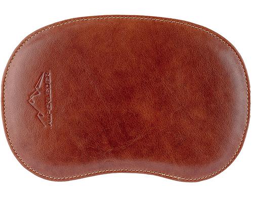 Alpenleder Mausmatte Lindau 26x16.5cm, cognac