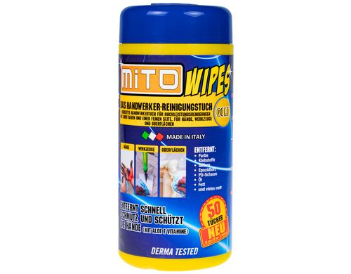 MITO Wipes Reinigungstücher Dose à 50 Stück, 22 x 15 cm
