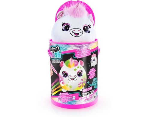 Airbrush Plush Neon Squish Pals Paint Can assortiert