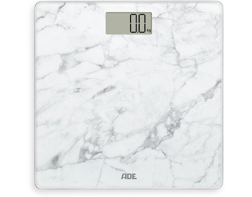 ADE digitale Personenwaage Amina Marmor weiss