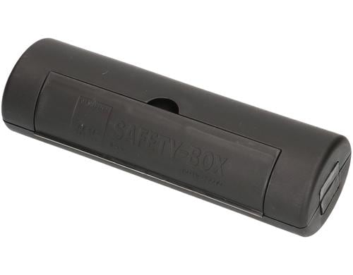 Max Hauri Safe-Box, schwarz fürs sichere Verbinden von Kabeln