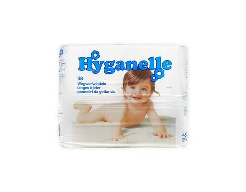 Hyganelle Streifenwindeln Einzelpack 4-12 kg / 48 Stk.
