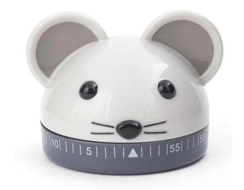 Kikkerland Mouse Kitchen Timer Keine Batterien benötigt
