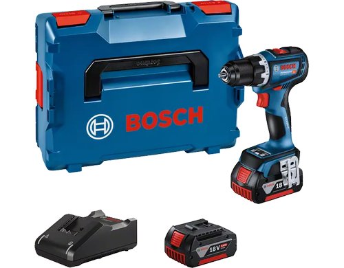 Akku-Bohrschrauber GSR 18V-90 C (2x5,0Ah, L-BOXX)