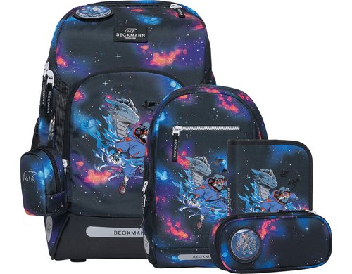Beckmann Schulrucksack Active Air FLX Set Ninja Elem, 6-teilig