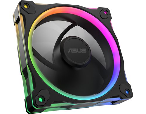 ASUS PRIME MR120 FAN ARGB BLACK 3IN1 120x120x28mm, PWM, 1600rpm, max. 21 dB