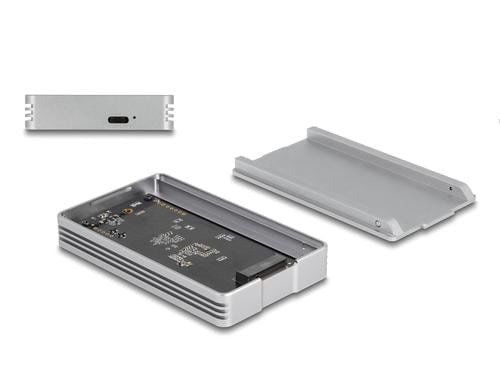Delock USB4 40 Gbps Gehäuse für 1xM.2 NVMe SSD - werkzeugfrei