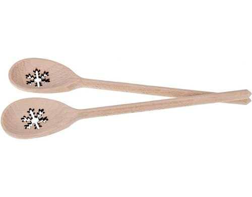 creanorm Kochlöffel Schneeflocke,30cm Scheeflocke Laserschnitt