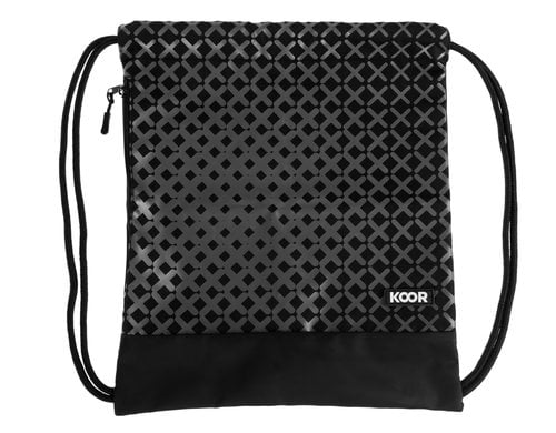 KOOR Turnsack Attivo schwarz-grau, 35x40 cm