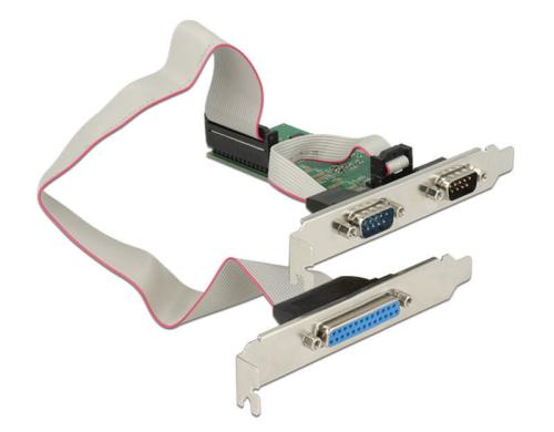 Delock 89556 PCI Express Karte 2x Seriell 1x Parallel
