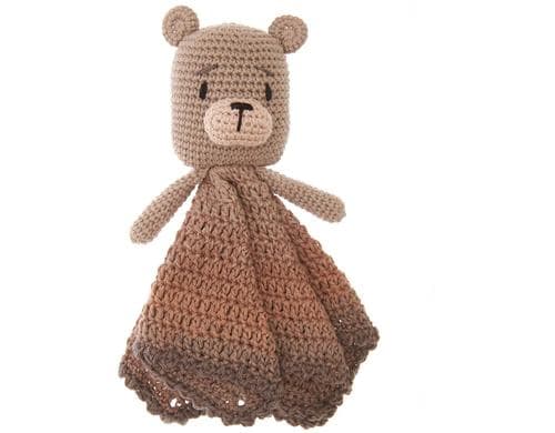 BU Ri Häkelset Schmusetuch mit Füllwatte