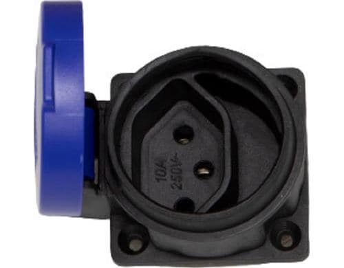 Brennenstuhl Einbaudose T13 IP55, 250V/10A, Deckel blau, Typ S0719