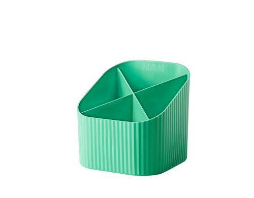 HAN Stifteköcher Re-LOOP 4 Fächer, recyceltes Material, jade grün