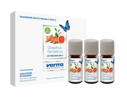 Venta Bio-Duftöl Grapefruit-Sandelholz 3 x 10 ml