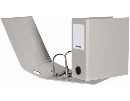 Biella Ordner Strong A6 8 cm Farbe Grau, mit Strong-Mechanik
