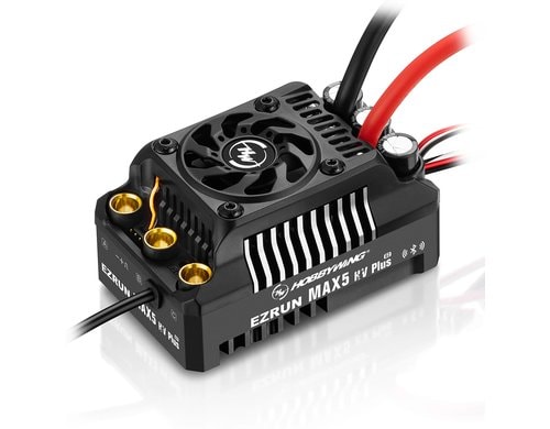 Hobbywing Ezrun MAX5 HV Plus G2 Regler 300 Amp, 6-12s LiPo, BEC 6A
