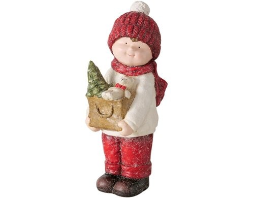 Boltze Dekofigur Rubie Kunststoff, 16x19x44cm