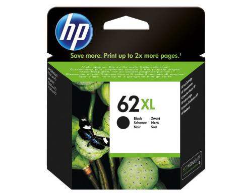 HP Tinte Nr. 62XL - Black (C2P05AE) 12ml, Seitenkapazität ~ 600 Seiten