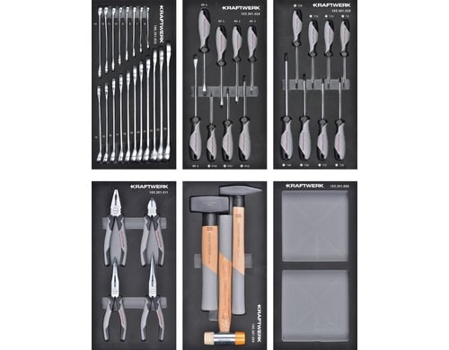 Kraftwerk Erweiterungs-Set Handwerk Basic Line,EVA 43-tlg.