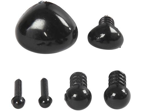 Creativ Company Augen und Schnauzen 20 Stück, diverse Grössen