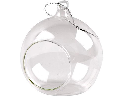 Creativ Company Glaskugel mit Aussparrung 6 Stück, 8 cm
