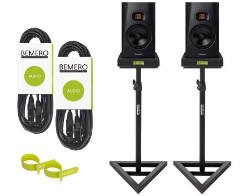 Adam Audio T7V Kit 2 2x Adam T7V mit Stativ, Iso Pads und Kabel