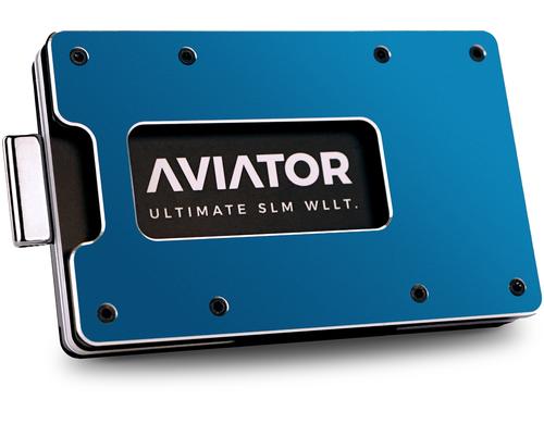 Aviator Wallet SLIDE AirTag galactic blue