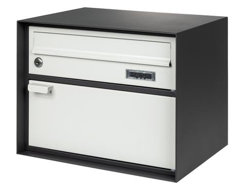 STRUCT Briefkasten Anthrazit/Grau, 4 Ersatzschlüssel