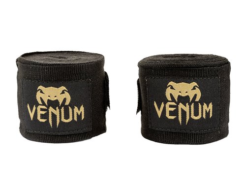 Venum, Kontact Boxing Handwraps 2.5 m, Gold Black/Gold ,Länge 2.5m