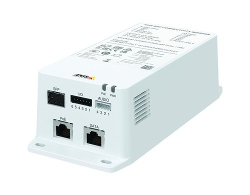 AXIS TU8003 Connectivity Midspan Indoor, 90W, I/O Ports