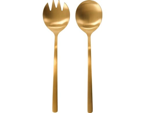 Hpuse Doctor Salatbesteck Golden Edelstahl, 23c5.5 cm (LxB)