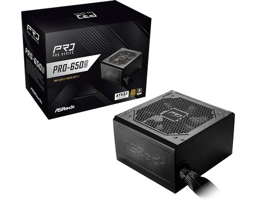 ASRock PRO PRO-650G 80+ Gold Power Supply Unit
