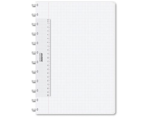 Adoc Ringheft Pap-Ex Colorline A4, farblos