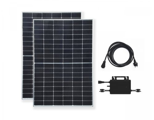 Technaxx Solar Balkonkraftwerk 800W TX-274 HMS-800W, für 2x 410 W Modul Monokristallin