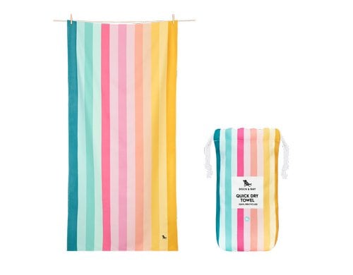 Dock& Bay Strandt. Summer XL Coastal Candy Polyester/Polyamid, 90x200cm