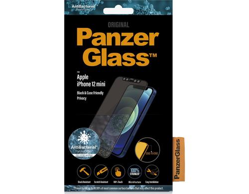 Panzerglass Displayschutz CF, Privacy, AB für iPhone 12 mini