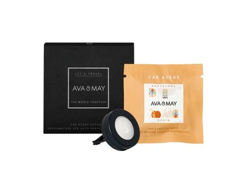 AVA & MAY Autoduft Barcelona parfümiertes Polymer, 8.5x1 cm (DxH)