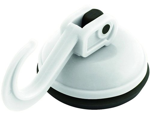 Haken mit Saugnapfen 2 kg. Weiss