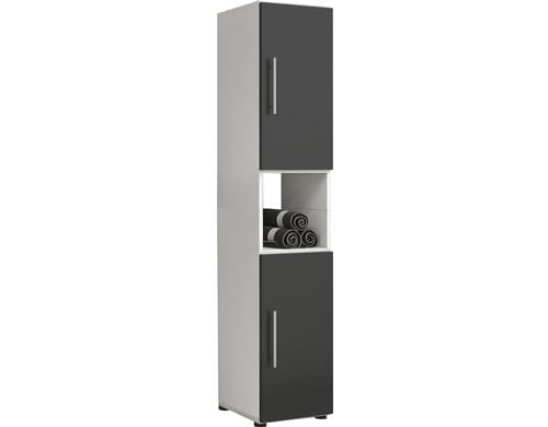 VCM Badschrank Flandu Schwarz