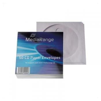 CD/DVD Papierhüllen mit Sichtfenster 50 Stück