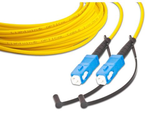 Lightwin LWL HQ Simplex Patchkabel, 2m Singlemode 9/125µm, SC-SC, OS2