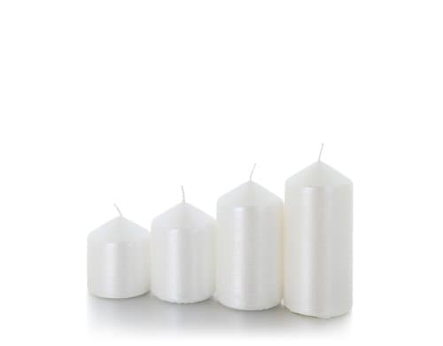 balthasar Adventstufenset Lygis, Weiss 8-14x6 cm (HxD), 4 verschiedene Grössen