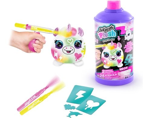 Airbrush Plush Neon Mini Mystery Kit Blind Packs / assortiert