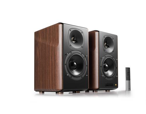 Edifier S2000 MKIII,Aktiv Regallautsprecher Holz, Bluetooth, 2xCinch, 1xOptisch, Fernbe