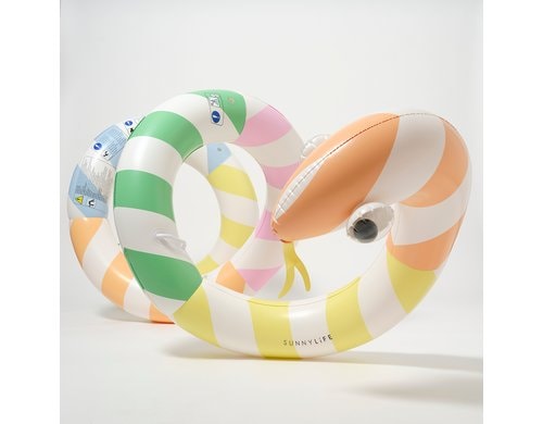 Giant Inflatable Noodle Poolside Sorbet Stripe